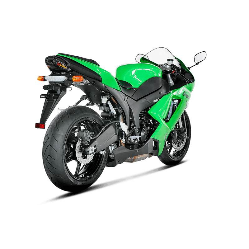Akrapovič Slip-On Line (Titan) Kawasaki ZX-6R (07-08) S-K6SO5-HACT 