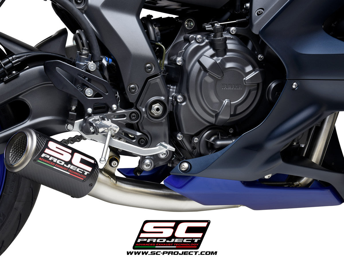 SC-Project kompletni sustav RACE CR-T Yamaha YZF-R7 (21-25) Y36A-CDE36 