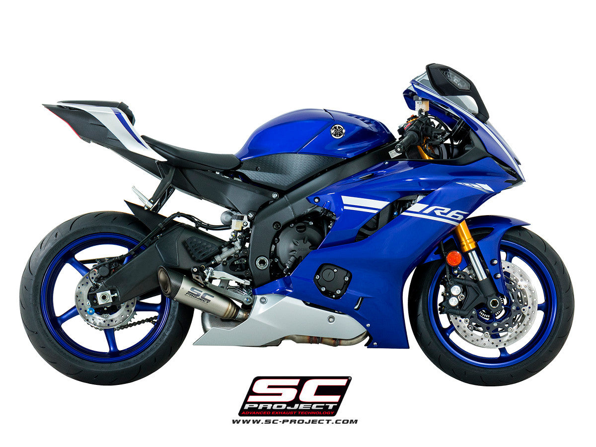SC-Project Slip-On S1 Yamaha YZF-R6 RJ27 (17-26) Y21A-L41T 