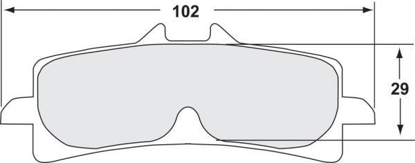 Performance Friction 7617 Racing kočione obloge 333 Kawasaki ZX-10 R/RR (16-20) 